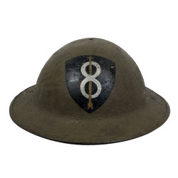 Casque M-1917, 8th Infantry Division