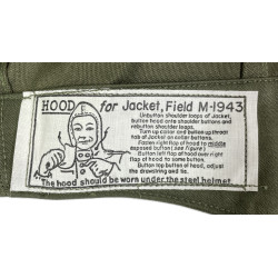 Hood, Jacket, M-1943, US Army, Large, Mint