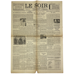 Newspaper, Belgian, Le Soir, August 18, 1944