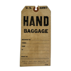 Bag, Field, M-1936, OD 7, HEPBURN MFG. CO., INC. 1944, Field Director William Goodall, American Red Cross