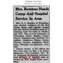 Musette M-1936, OD 7, HEPBURN MFG. CO., INC. 1944, Field Director William Goodall, American Red Cross