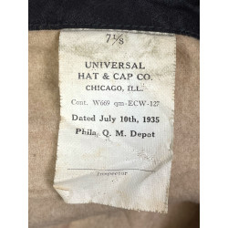 Cap, Blue wool, Phila Quartermaster Depot 1935