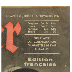 Magazine, Der Adler, 17 novembre 1942, édition française