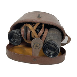 Binoculars, 6x30, M3, NASH-KELVINATOR CORP. 1942, with Case, Carrying, M17