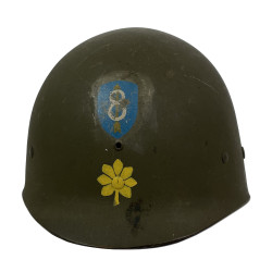 Sous-casque M1 (liner), MSA, Major, 8th Infantry Division