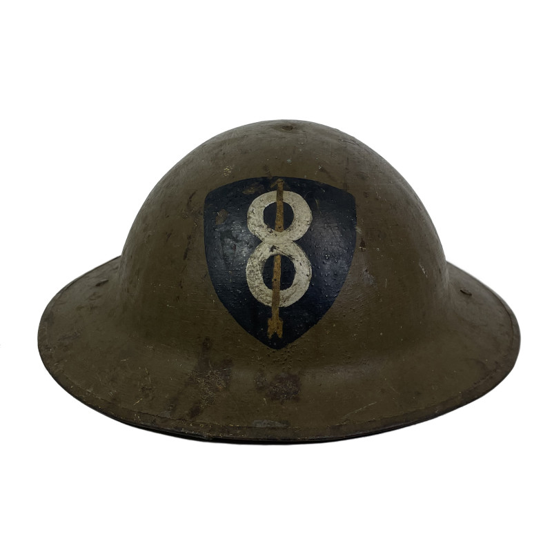 Casque M-1917, 8th Infantry Division