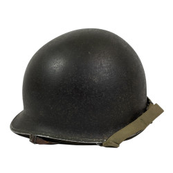 Helmet, M1, Fixed Loops, 90th Infantry Division, ST. CLAIR RUBBER CO. Liner