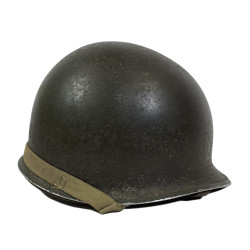 Helmet, M1, Fixed Loops, 90th Infantry Division, ST. CLAIR RUBBER CO. Liner