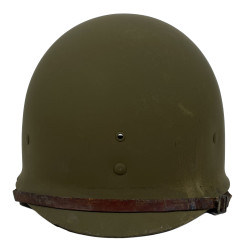 Helmet, M1, Fixed Loops, 90th Infantry Division, ST. CLAIR RUBBER CO. Liner