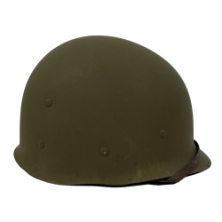 Helmet, M1, Fixed Loops, 90th Infantry Division, ST. CLAIR RUBBER CO. Liner