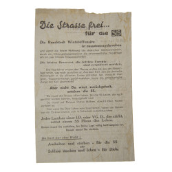 Leaflet, Propaganda, Landser!, First Army