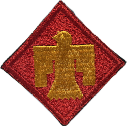 Insigne, 45th Infantry Division, Sicile, Italie, Provence