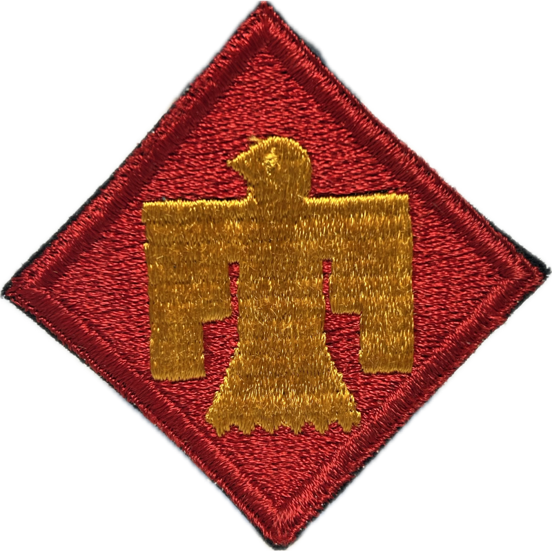 Insigne, 45th Infantry Division, Sicile, Italie, Provence