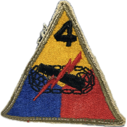 Insigne, 4th Armored Division, Avranches, Bastogne