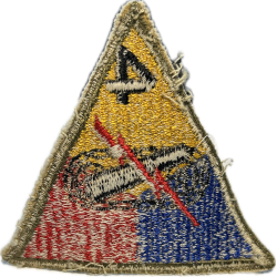 Insigne, 4th Armored Division, Avranches, Bastogne