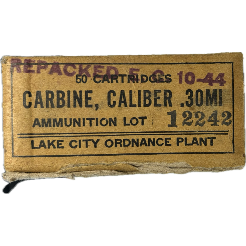 Box, cartridges, cal. 30 M1, LAKE CITY ORDNANCE PLANT