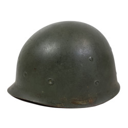 Liner, Helmet, M1, WESTINGHOUSE, 1st Lieutenant, 8th Infantry Division, Green A Washers