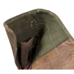 Brodequins à jambières (buckle boots), pointure 8 C, 1944