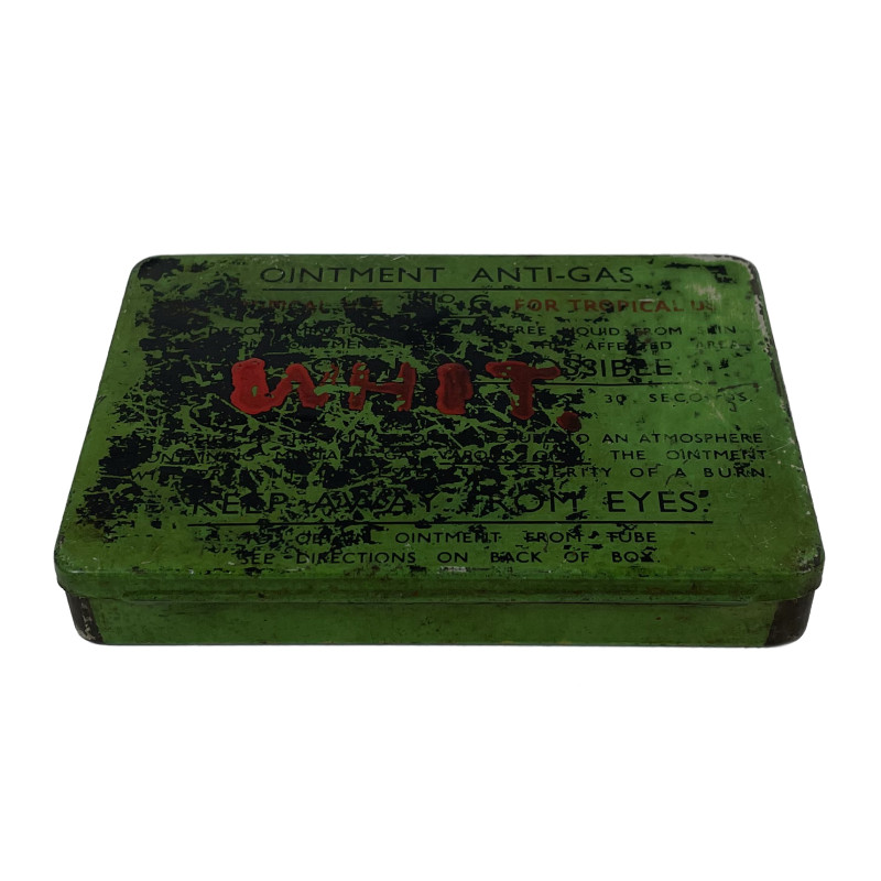 Tin, Anti-Gas Ointment, No. 6, For Tropical Use