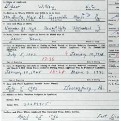 Grouping, T/3 William Gibson, Medic, 65th Infantry Division, ETO