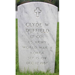 Grouping, Cpt. Clyde Duffield, Service Co., 13th Inf. Regt., 8th Infantry Division, ETO