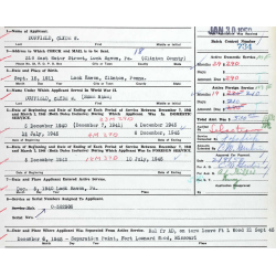 Grouping, Cpt. Clyde Duffield, Service Co., 13th Inf. Regt., 8th Infantry Division, ETO