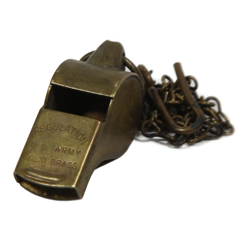 Whistle, Brass, REGULATION, US Army