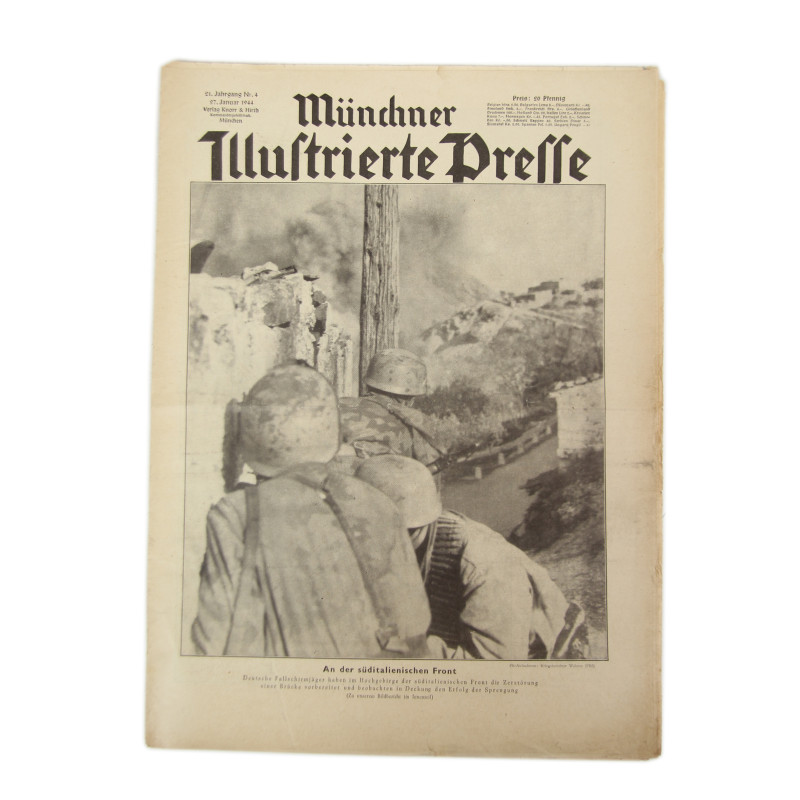 Magazine, Münchner Illustrierte Presse, 27 janvier 1944, Fallschirmjäger