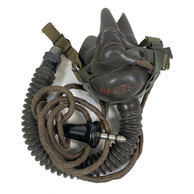 Masque à oxygène, Type A-14, adapté 8th Air Force, 1944, Nominatif