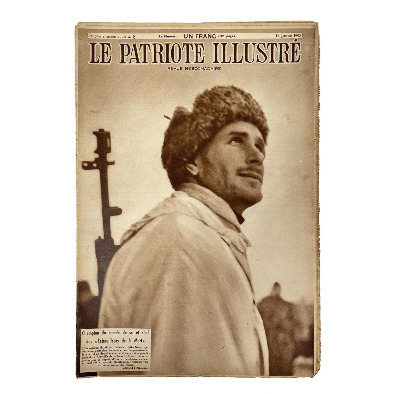 Magazine, Belgian, Le patriote illustré, January 14, 1940