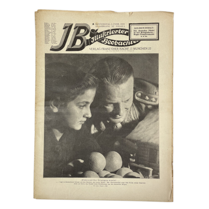 Magazine, Illustrierter Beobachter, 3 février 1944