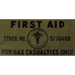 Kit, First Aid, For Gas Casualties Only, Item No. 9776400