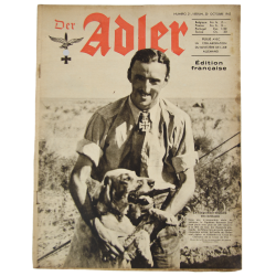 Magazine, Der Adler, October 20, 1942, French Edition