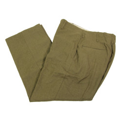 Trousers, Wool Serge, OD, 31 x 29, 1943, Mint