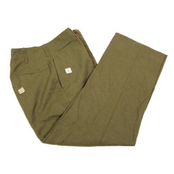 Trousers, Wool Serge, OD, 31 x 29, 1943, Mint