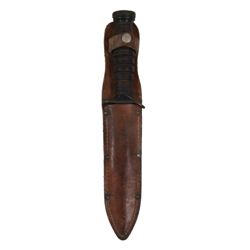 Knife, Trench, USM3, IMPERIAL on Blade, with Leather Scabbard