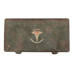 Boîte de premiers secours (First-Aid), 12 Unit, item No. 9777300, 1er type, 1942, complète