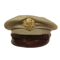 Casquette officier, US Army, chino, taille 57