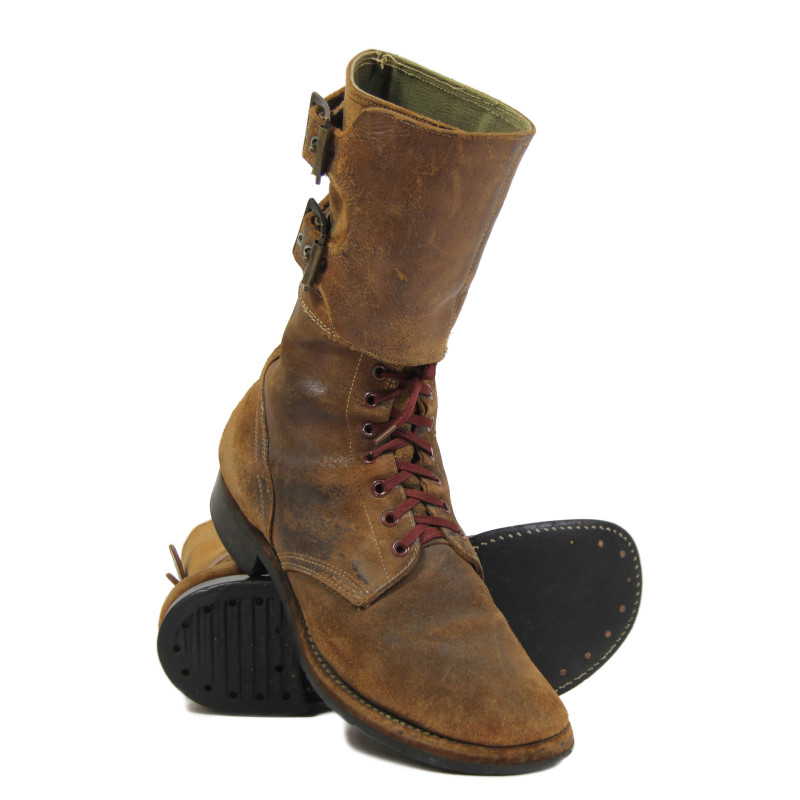 Brodequins à jambières (buckle boots), pointure 8 E