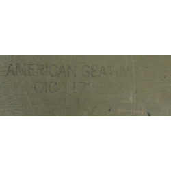 Packboard, 2e type, AMERICAN SEATING CO. 1945, complet