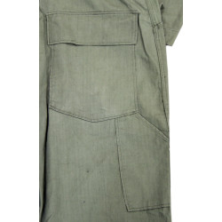 Coverall, HBT (Herringbone Twill), Size 38R, 1943