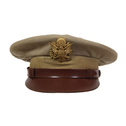 Casquette officier US Army, chino, taille 58, Lt. Robert Metzger