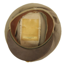 Casquette officier US Army, chino, taille 58, Lt. Robert Metzger