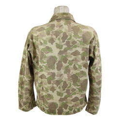 Veste de combat HBT (Herringbone Twill) camouflée, US Army, 34R