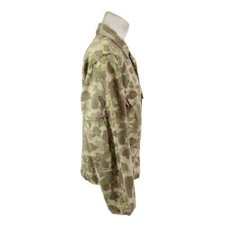 Veste de combat HBT (Herringbone Twill) camouflée, US Army, 34R