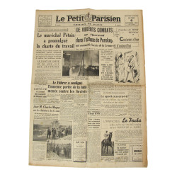 Newspaper, Le Petit Parisien, Paris Edition, October 6, 1941