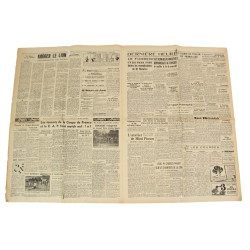 Newspaper, Le Petit Parisien, Paris Edition, October 6, 1941