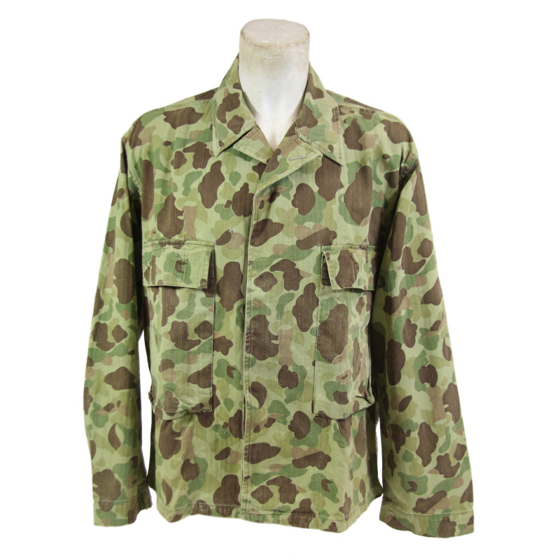 Veste de combat HBT (Herringbone Twill) camouflée, US Army, 38R