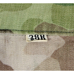 Veste de combat HBT (Herringbone Twill) camouflée, US Army, 38R