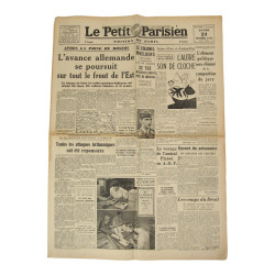 Newspaper, Le Petit Parisien, Paris Edition, November 24, 1941